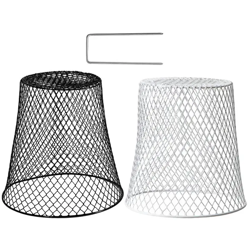 

10PCS Wire Plant Covers Cloche Dome for Plants 30 PCS Garden Stakes Plant Covers to Prevent Rabbits Chickens Squirrels and Birds