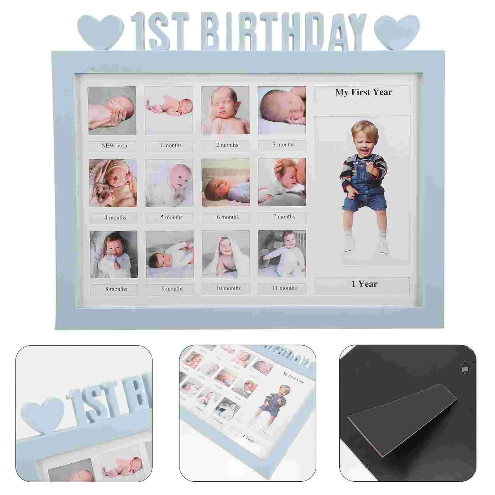 

Baby Shower Gift Photo Frame Newborn Girl Essentials The Anniversary Infant Picture Pvc Growth Memorial Gifts