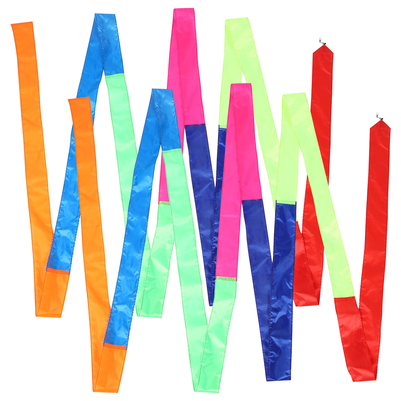 Outdoor Kite Accessories Rainbow Tail Ribbon Activities Game Long Nylon Cloth Games for Kids 4