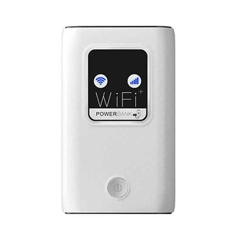 (A12R) 4G LTE 라우터 150Mbps 무선 WiFi 모뎀 6000MAh 보조베터리 라우터 휴대용 무선 WiFi 핫스팟 라우터