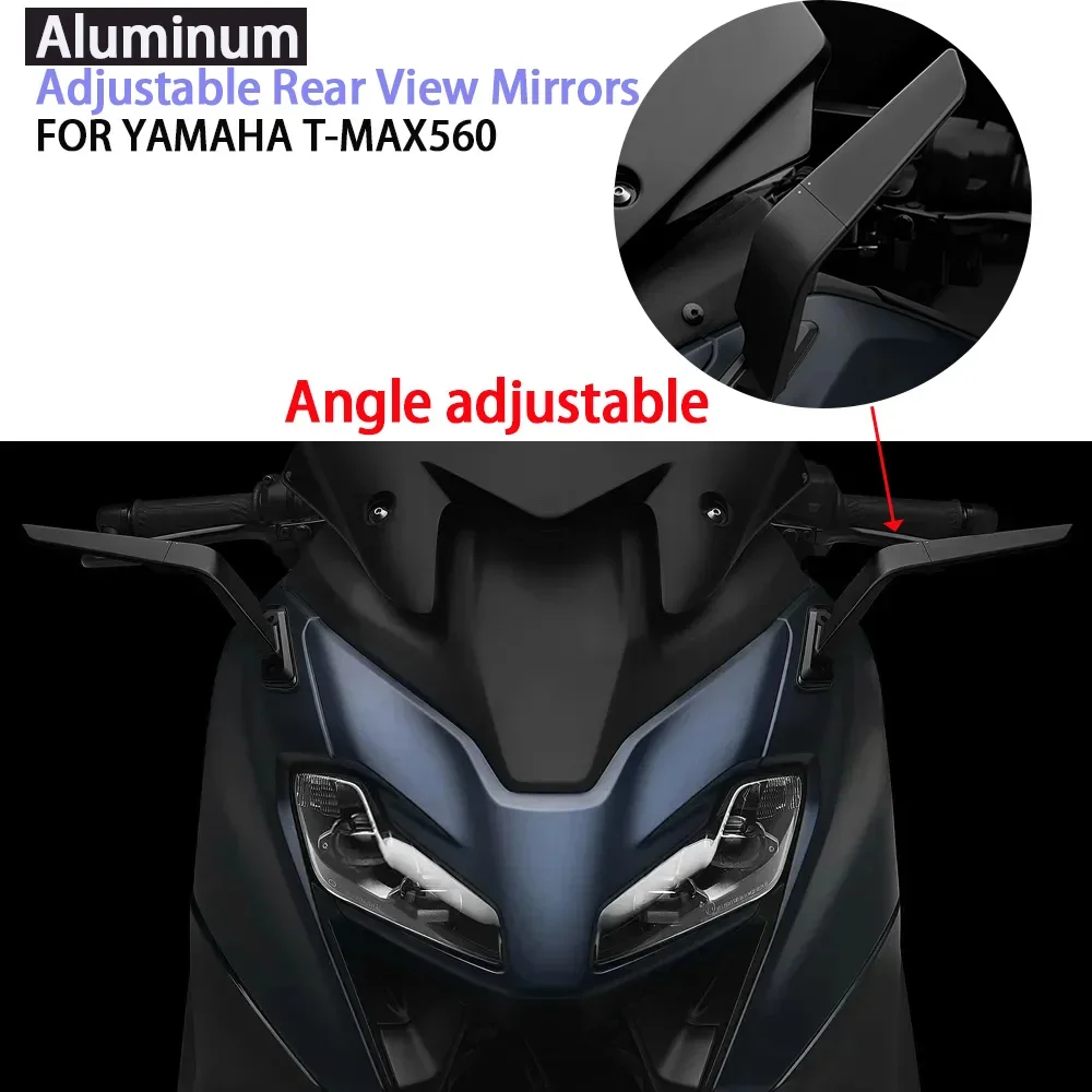 

Rear View Mirrors for YAMAHA T-MAX560 T-MAX 560 TMAX560 TMAX 560 2022 2023 Motorcycle wind wing rearview Mirror side mirrors