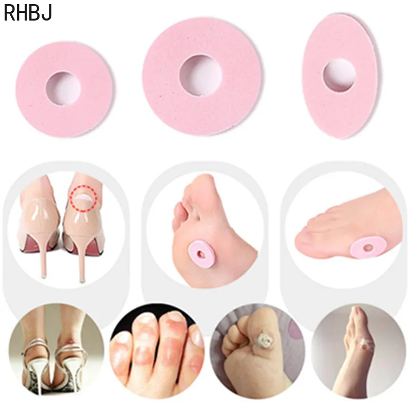 New Foot Protectors Pads Corn KillerToe Protector Foam Round Chicken Eye Patch Anti Wear Foot Casually Apply High Heels Stickers