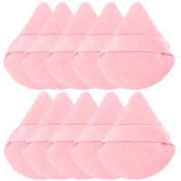 1/2/3/6Pcs Triangle Velvet Powder Puff Face Cosmetic Eye Beauty Makeup Tool Reusable Sponge Washable Mini Powder Puff Accessorie 1