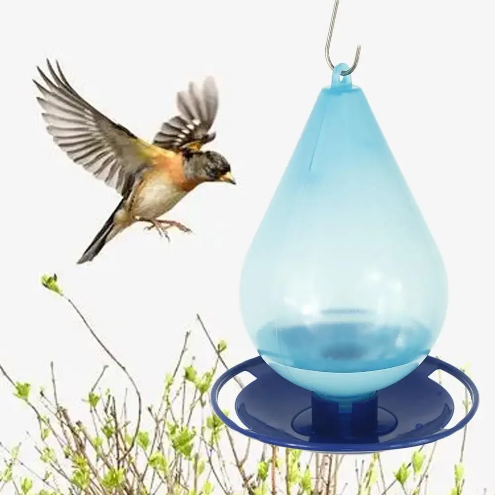 Bird Flower Shaped Hanging Bird Feeder Birdbath Garden Outdoor Decor Yard Farm Supplies Hummingbird Feeder Supplies bird feeder