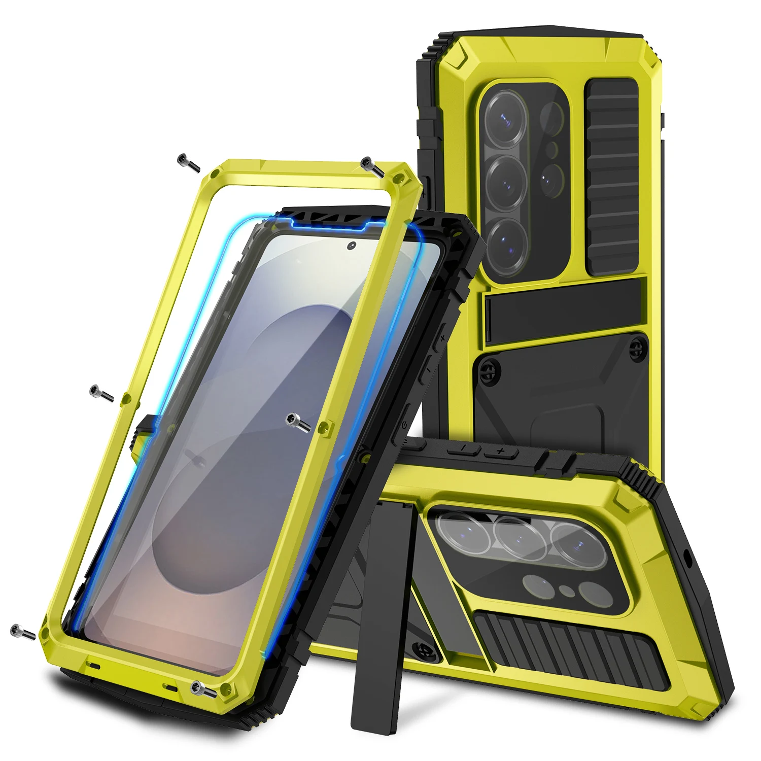 Heavy Duty Armor Metal Phone Case - Enhanced Protection Cover