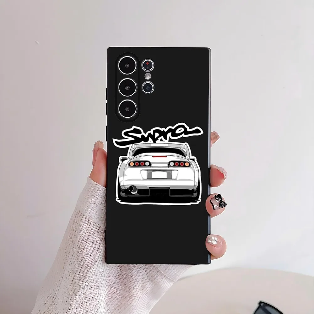Japanese S-Supra Car Frosted Non-Slip Full Cover Phone Case