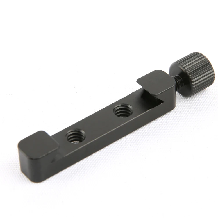 

DSLR Camera Positioning Clip Seat Small clip seat Positioning Block Hot Shoe seat Removable Metal Aluminum Alloy 1/4 Screw hole