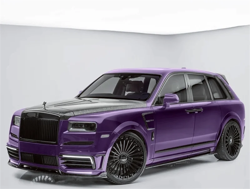 M Style High Quality Dry Carbon Fiber Car Front Bumper Rear Bumper Hood Fender Rear Spoiler for Rolls Royce Cullinan Body Kit
