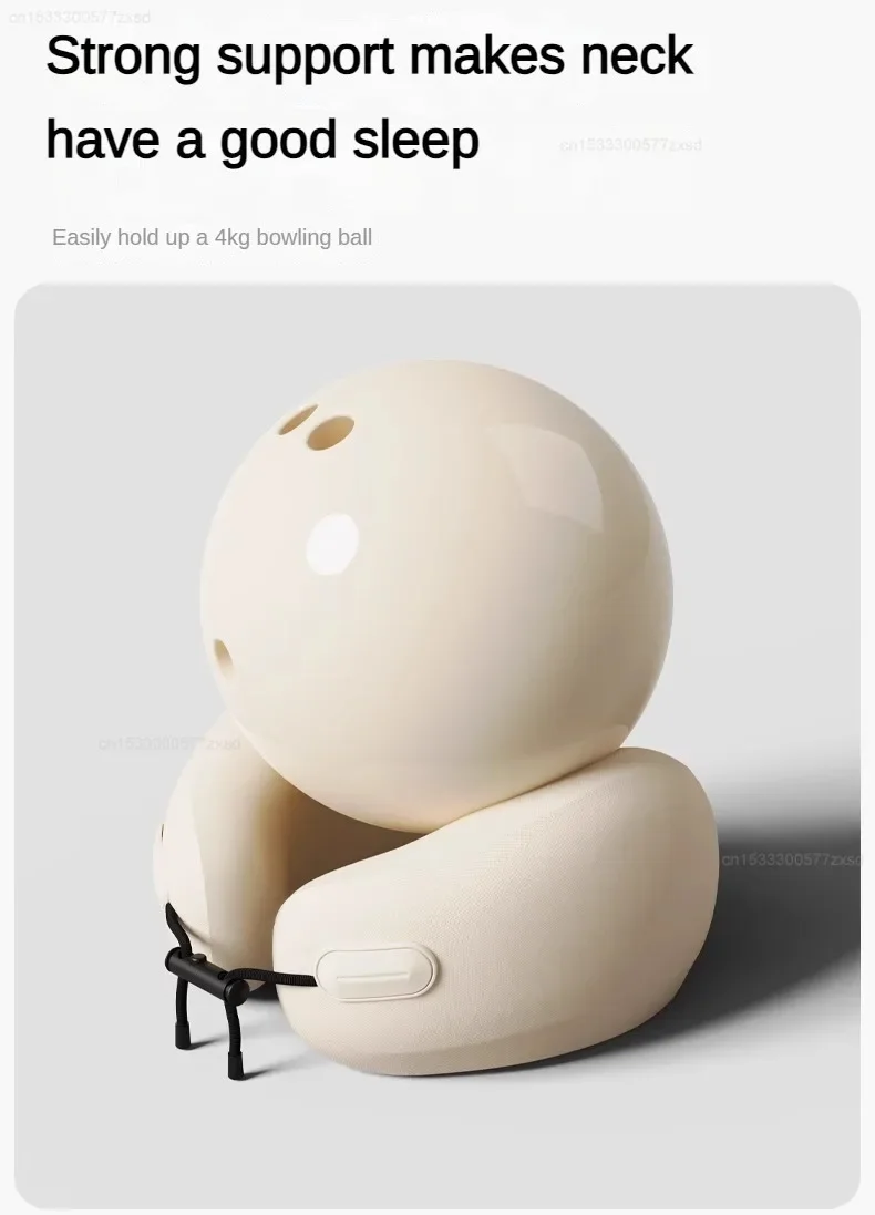 Xiaomi EVERYTHINK Travel U-shaped Pillow Memory Sponge Chin Neck Support description image 8