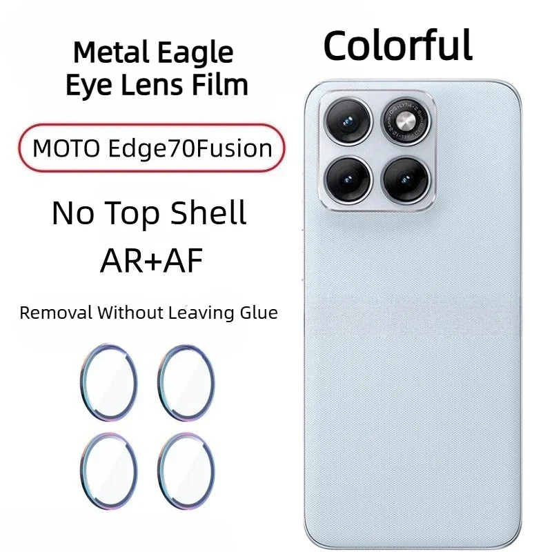 Luxury Diamond Glitter HD Glass Lens Protector with Metal Ring