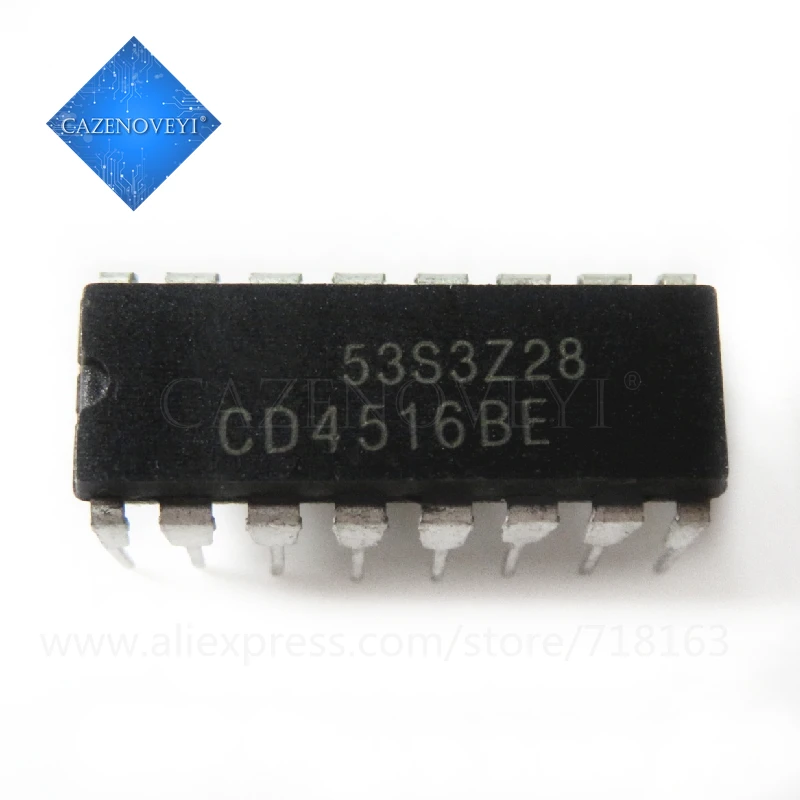 

10 шт./партия CD4516BE CD4516 4516BE DIP-16 в наличии