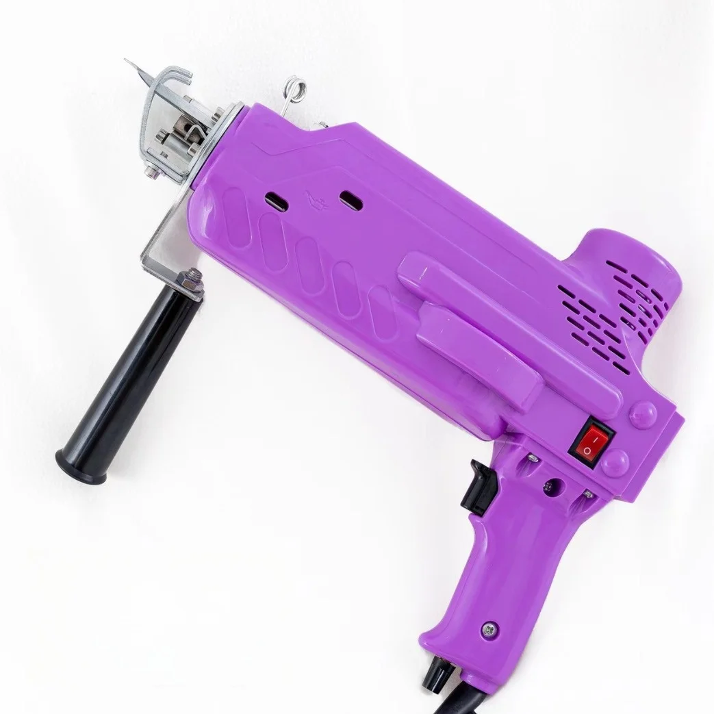Upgrade high quality portable DIY hand electric tufting gun cut and loop pile 2