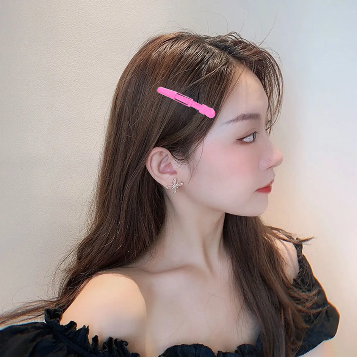 15Pcs 미용 클립 전문 헤어 펌 컬 가정용을 위한 가볍고 튼튼한 살롱 스타일링 파티션 헤어 위치 지정 클립