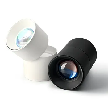 선셋 LED 천장 트랙 조명, 표면 장착 스포트라이트, COB 다운라이트, 각도 조절 가능, 거실 장식 분위기 조명 상품 이미지