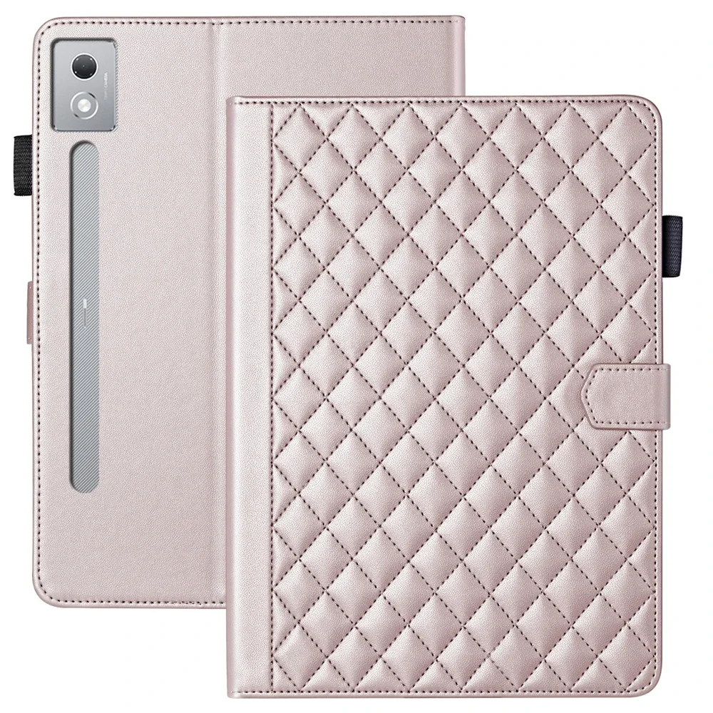 Elegant PU Leather Wallet Tablet Cover - Fashionable Protective Case in Chic Design