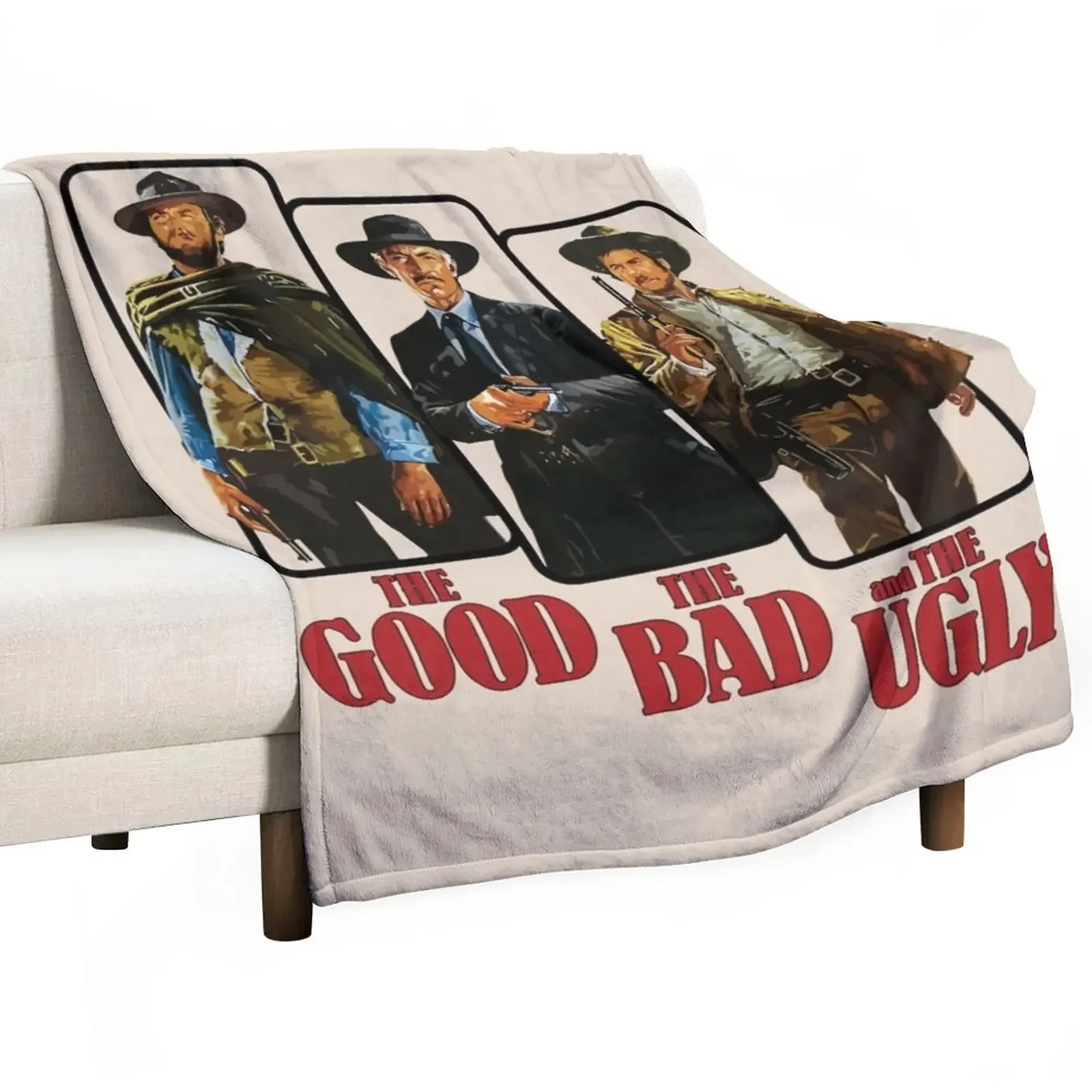 

The Good The Bad and The Ugly Poster Graphic Throw Blanket Sofa Throw anime Vintage Blankets