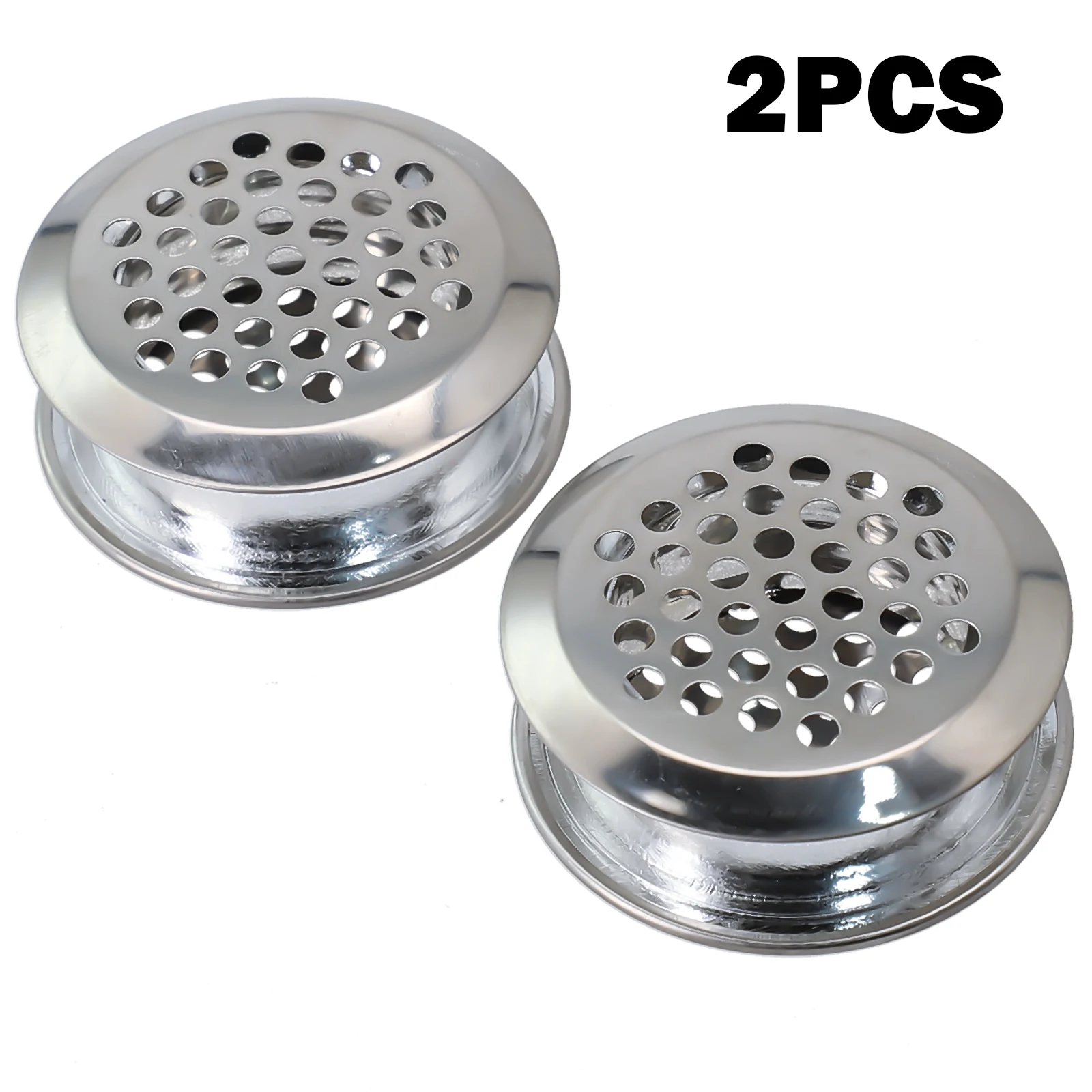 

Wall Air Vent Grille Air Vent Grille Enhance Airflow with 2X Stainless Steel Round Air Vent Grilles for Cabinets