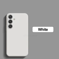 Liquid Silicone Soft Phone Case - Premium Protective Cover - Galaxy S22 Plus (White)
