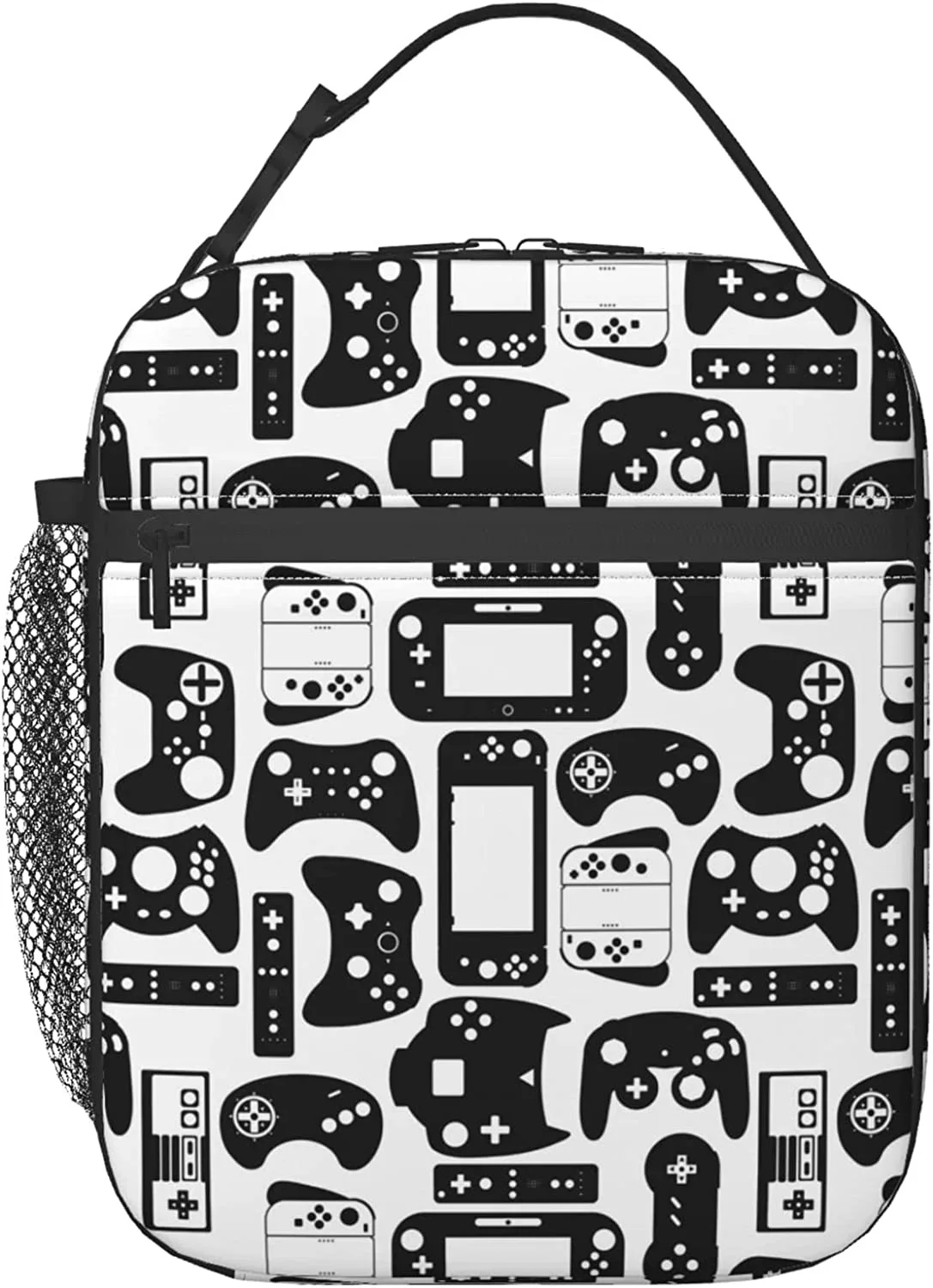 Video Game Controller Lunch Box Insulated Lunch Bag for Women Men Thermal Bento Box Adult