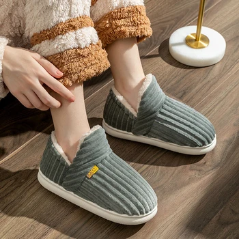 Litfun Warm Plush Fur Slippers For Women Men Winter Indoor Fluffy Warm Fuzzy House Slippers Outdoor Fuzzy Soft Furry Slippers - Image 6