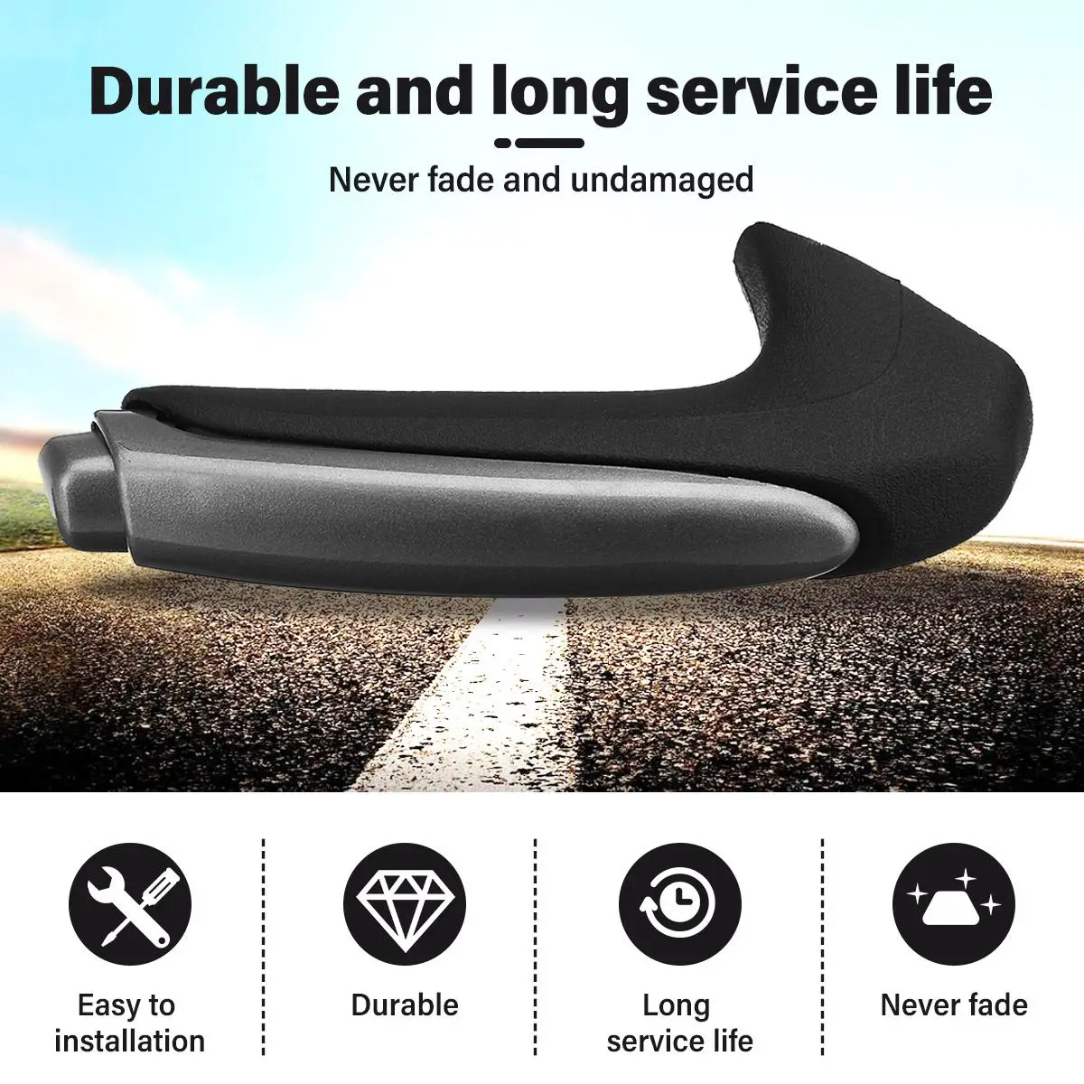 5/10pcs Car Handle Grip Cover Parking Hand Brake Handbrake Handle Sleeve Protector For Honda Civic 2006 2007 2008 2009 2010 2011