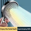 Xiaomi MIJIA High Pressure Shower Head 13cm Panel 3 Modes Water Saving Spray Nozzle Massage Rainfall Shower Bathroom Accessories 4