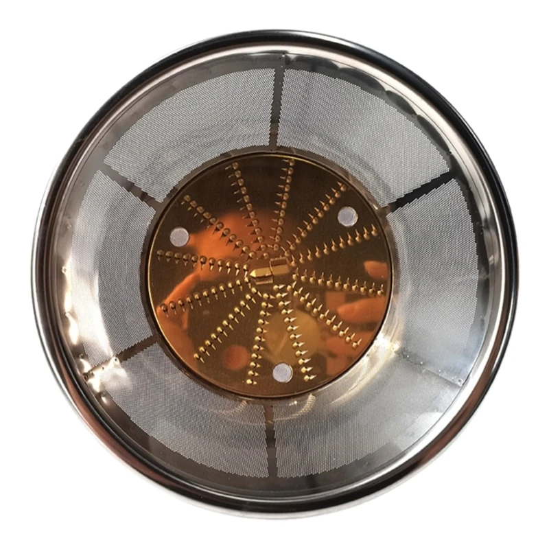 Description Picture 6 of itemJuicer Machine Replacement Mesh Filter Basket Electric Juicer Machines Part Replacement Cutter Metal Texture for JE98XL