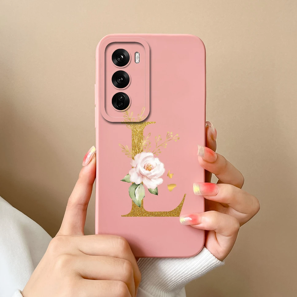 Sleek Liquid Protective Phone Case with A to Z Letter Design - Fashionable Shell Cover