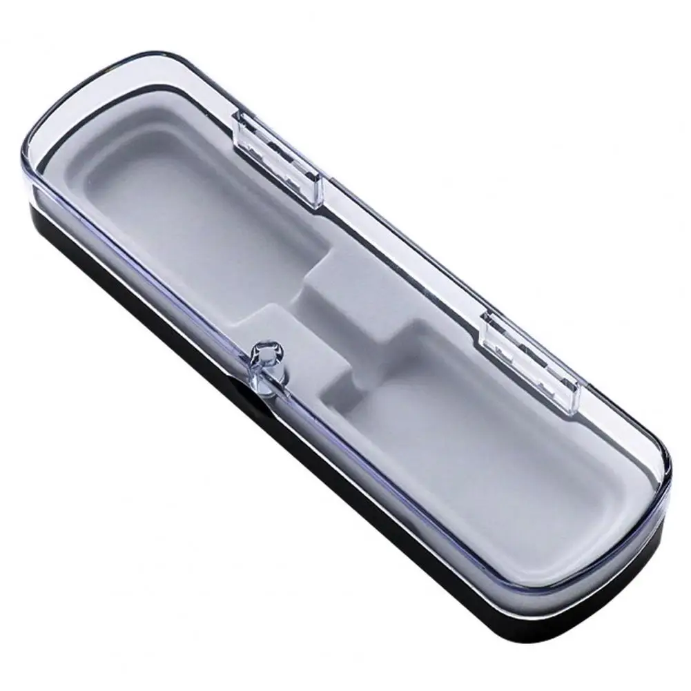 Pen Holder Stationery Organizer Stationery Storage Box Pen Pencil Case Luxury Fashion Magnet Lid Transparent Pen Case Single/Double Fountain Pen Magnetic Closure Stationery Gifts Box Storage