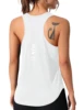 Women's running vest, special letter style, loose long top vest, a good choice for yoga running 5