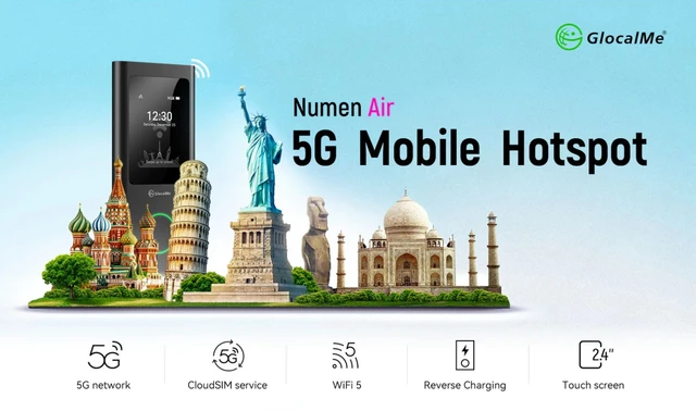 Numen Air-The Best Global 5g Mobile Hotspot Device With Touch