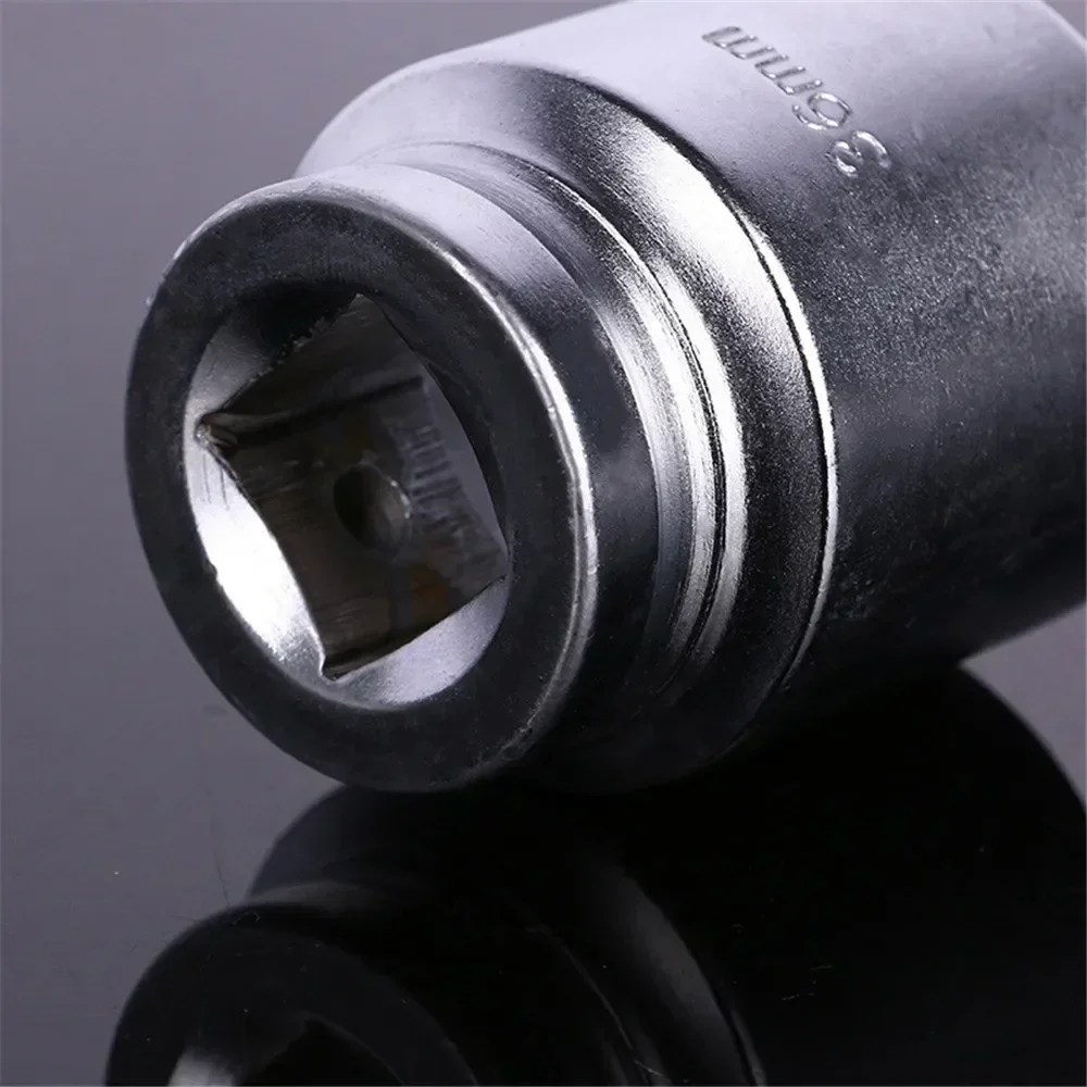 36mm Jumbo Socket 3/4"Inch 12 Point Nut 45# Steel Bit Ratchet Wrench Heavy Duty Plum Blossom Sockets Maintenance Hardware Tools 4