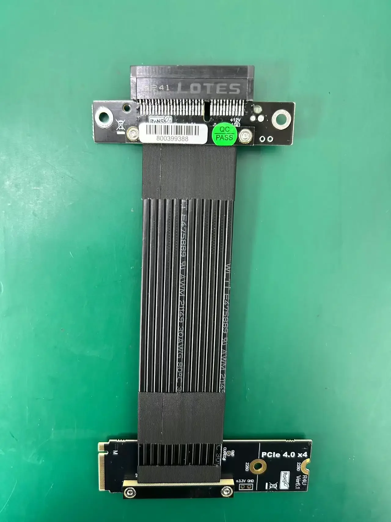 Cabo de Extensão Pci Express 4x para M.2 Nvme Ssd Chave m 2280 Riser Placa de Expansão Gen Linha Extender Adt-link Pci-e x4 4.0 64g Bps - Imagem 3
