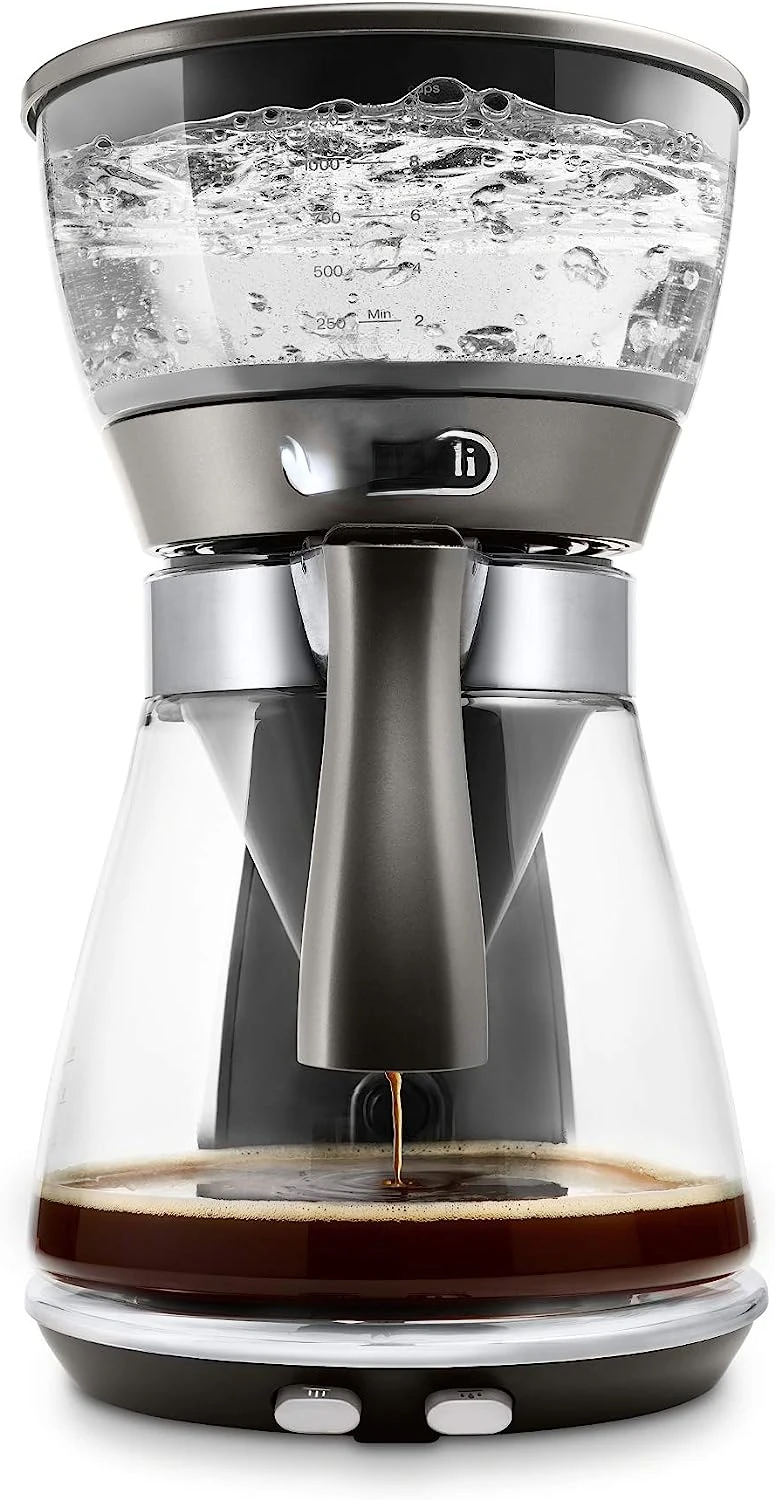 

3-in-1 Specialty Coffee Brewer, IcedCoffee Maker (Bold Cold Brew), Gourmet Pour Over, Premium Drip, SCA GoldenCup Certified, Gla