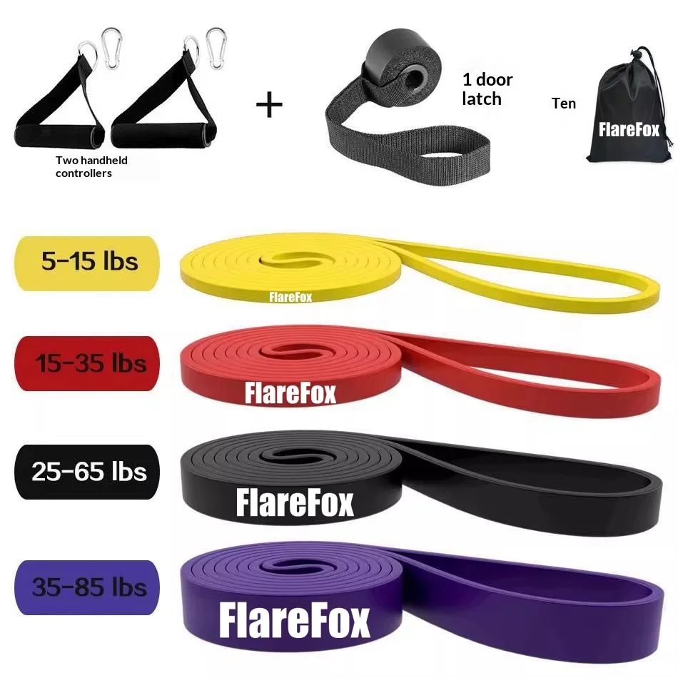 Enhanced Fitness Resistance Bands Set for Home Workouts and Training