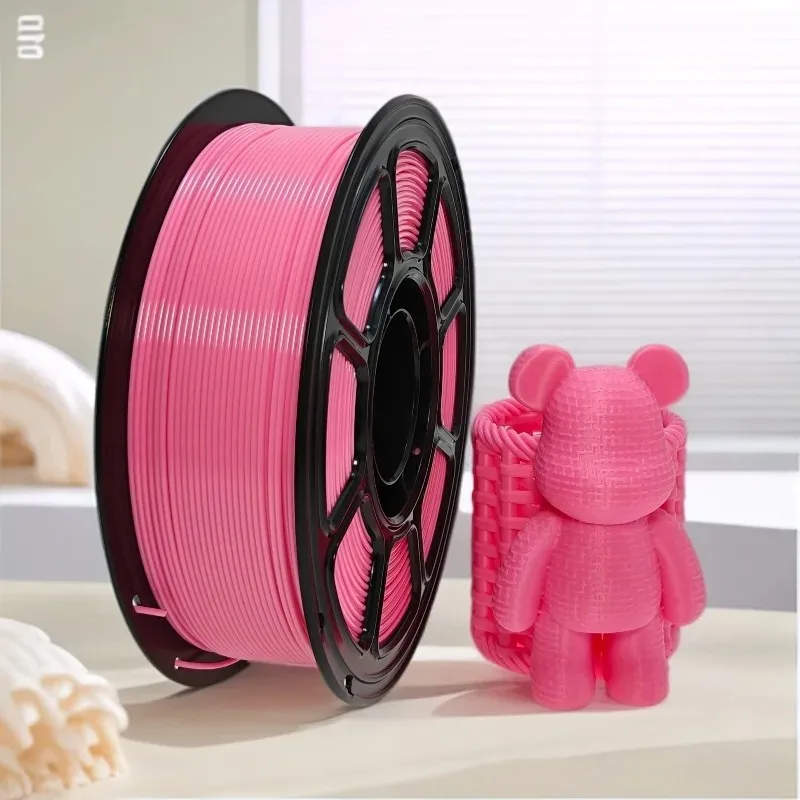 PLA 3D 프린터 필라멘트 1kg 롤 1.75mm 고정밀 ±0.03mm 강력한 레이어 접착력 진공 포장 빠른 배송