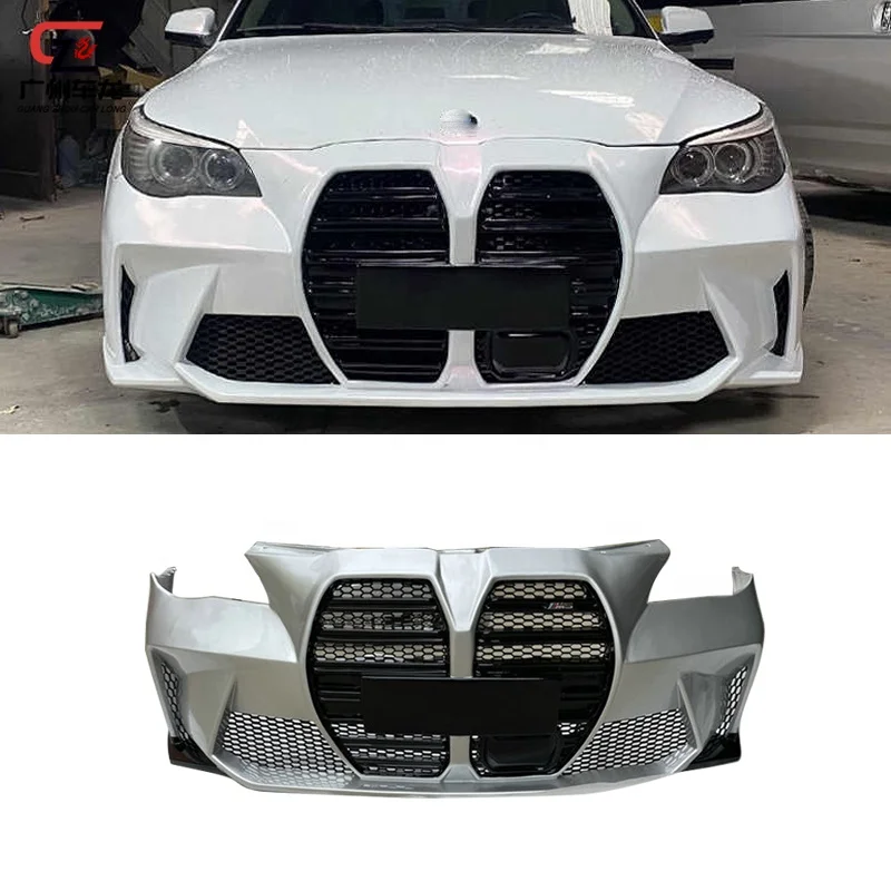 M3-Style-Car-Bumper-Front-Bumper-with-Grille-For-BMW-5-Series-E60-2004 ...