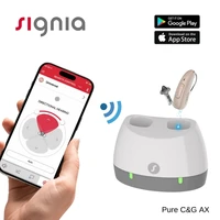 Signia Pure C&G AX Hearing Aids 110dB 16-48 channels Digital Computer programmable concealed  Supports IPhone（MFI）/Android（ASHA） 1