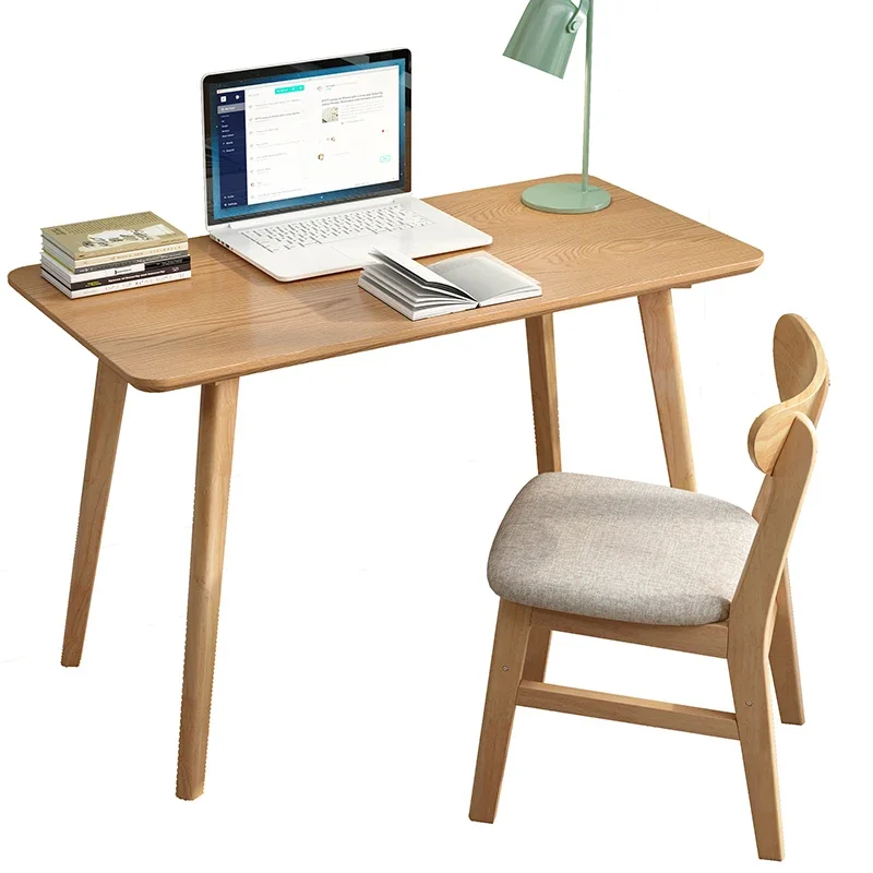 Home Office Computer Desk,Small Study Writing Desk with Wooden Storage –  TreeLen