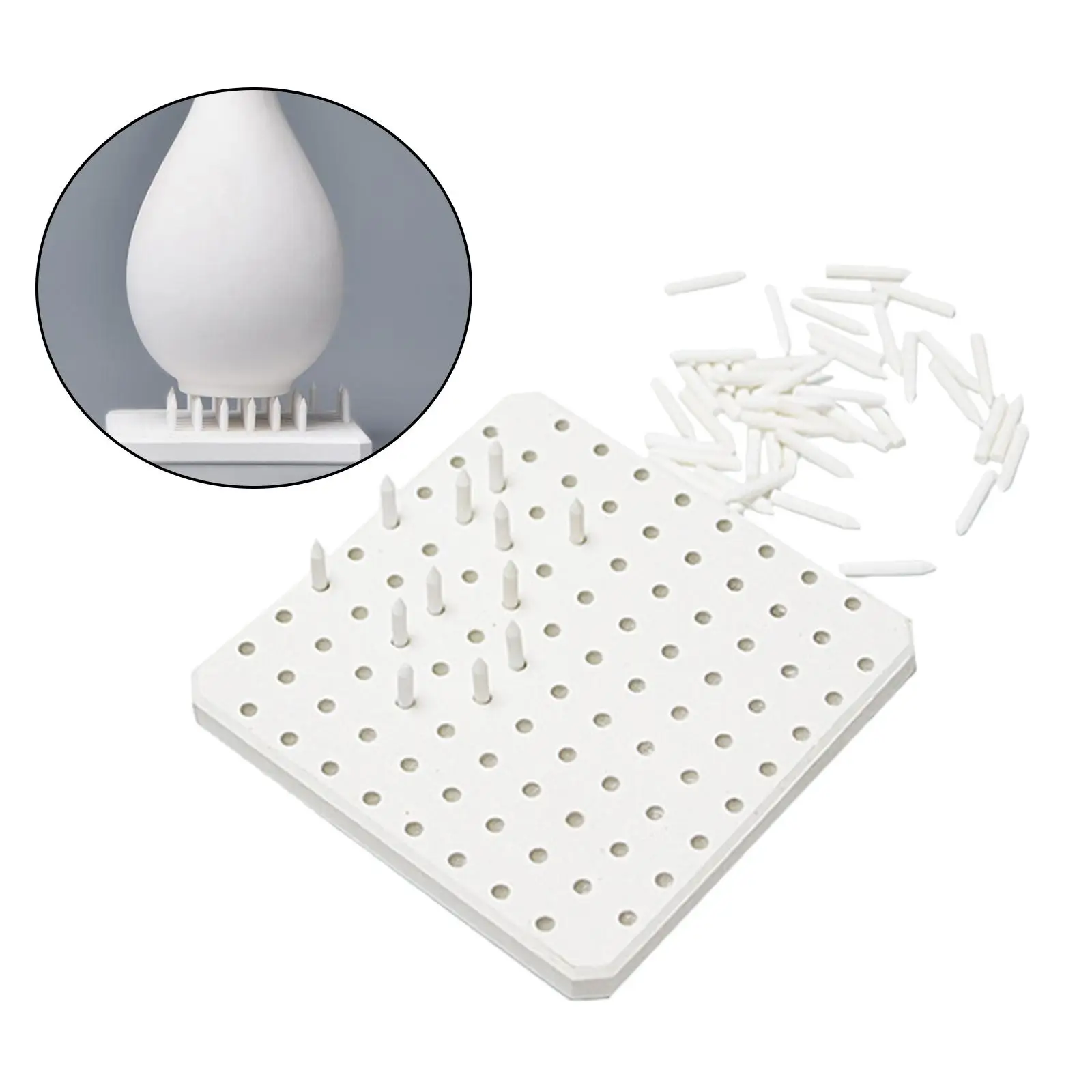 Ceramic Porous Refractory Mats High Temperature Materials Pottery Tools Support Nails Ceramic Firing Tools Kiln Accessories