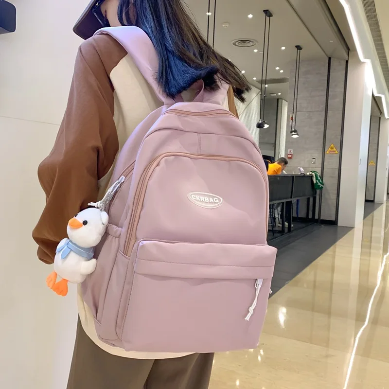 

Middle School Bags for Teenage Girls College Student Backpack Women Bookbag Korean Bagpack