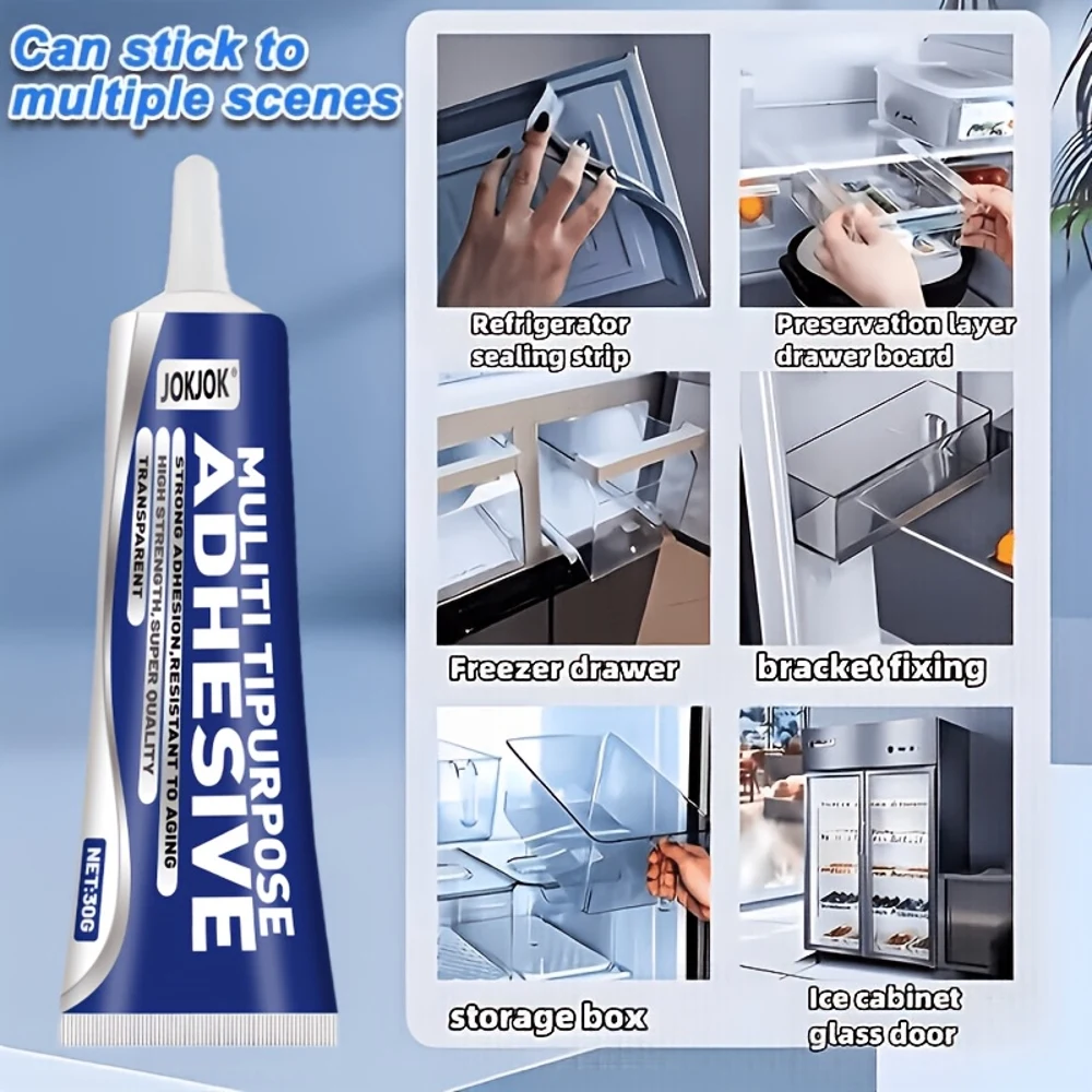 Adhesive for Fridge Repairs – Powerful Glue for Mending Cracks, Seals, And Plastic Components, Ideal for Refrigerator Doors, Lin - 3