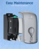 Large Foam Soap Dispenser Wall Mount 1000ML Foaming Soap Dispenser Kitchen Bathroom Foam Pump Manual Soap Dispenser Clear 4