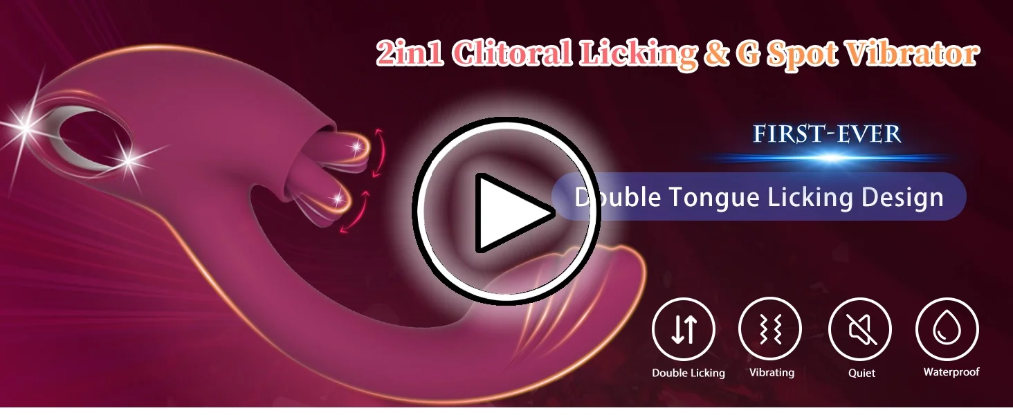 2 In 1 G Spot Clitoral Vibrator For Women Clitoris Stimulator Licking Machine Female Masturbator Dildo Vibro Sex Toys for Adult