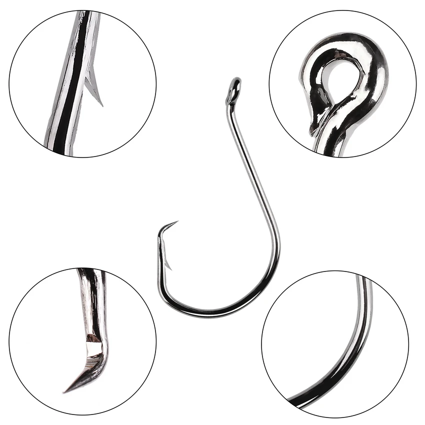 Circle Hooks Rigs Saltwater Steel Leader Wire, 25PCS Heavy Duty Circle Hook  with Leader Wire Bass Catfish Fishing Lure Rig - China Fishing Tackle and  Fishing Hook price