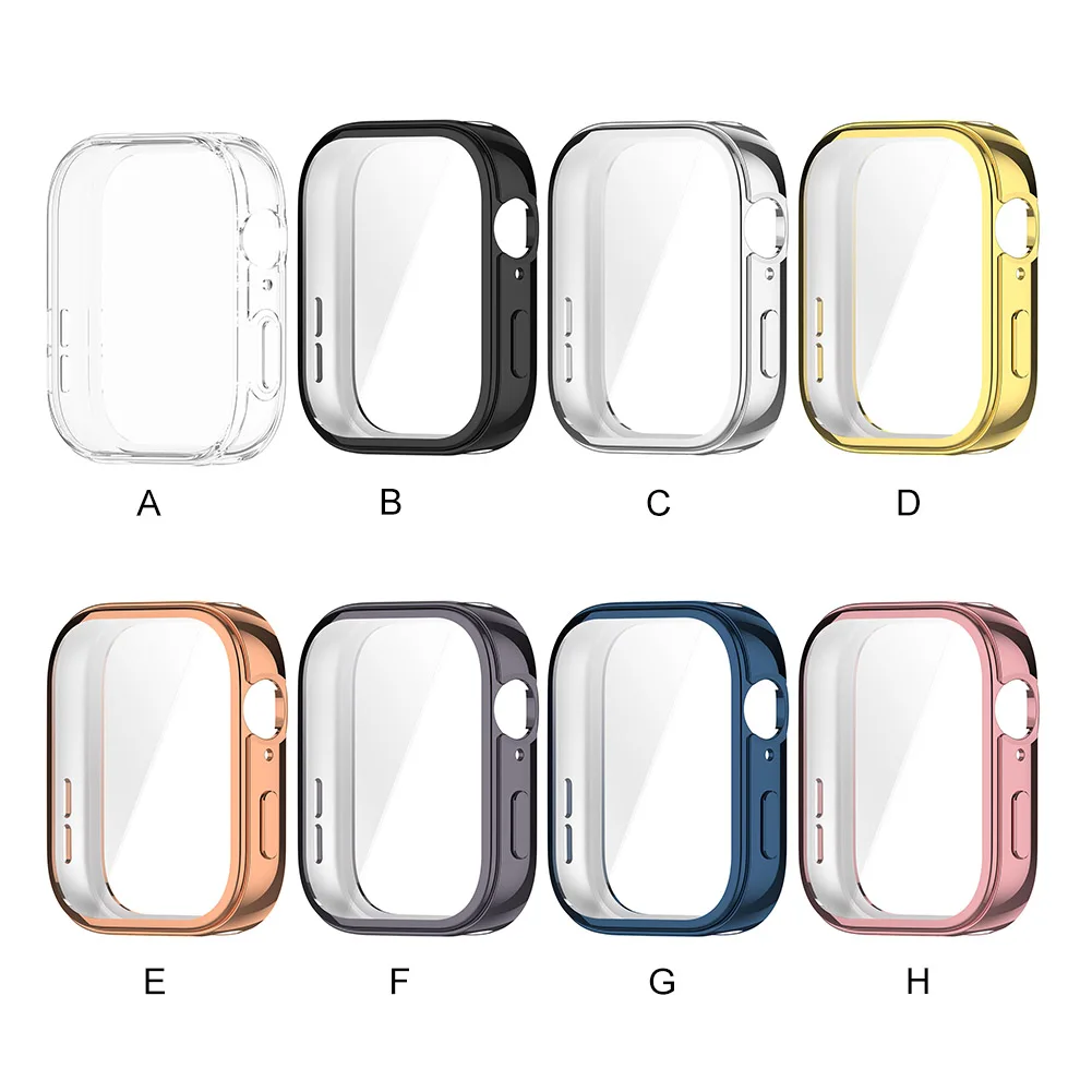 TPU Soft All-Around Protective Smart Watch Case and Screen Protector