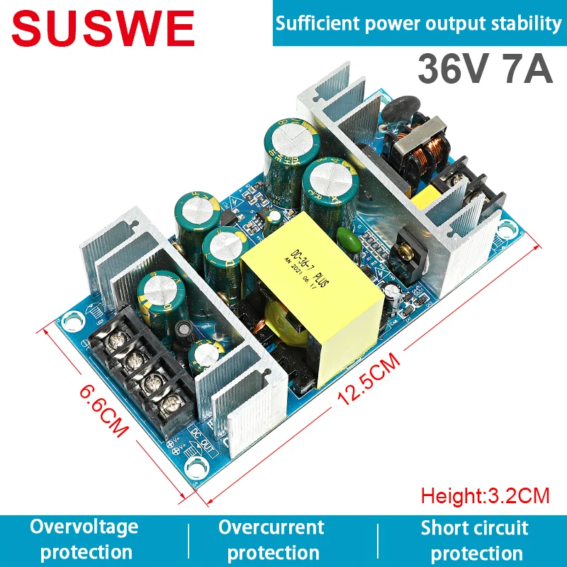 Power Supply AC 100-240V to DC 5V 12V 19V 24V 36V 48V 1-9A Dual Output Converter 