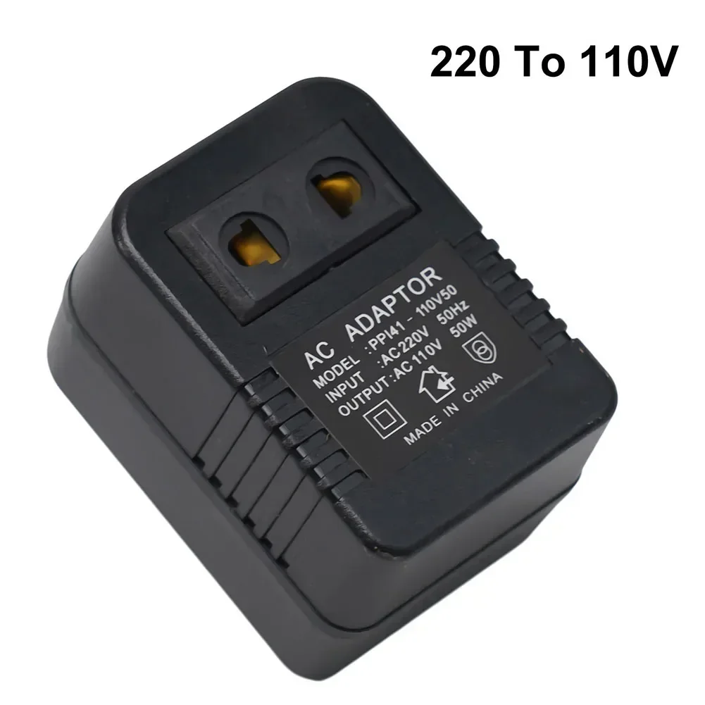 AC 220V To 110V Power Converter Step Down Transformer Travel Adapter Voltage Converter Regulator EU 50W/100W Electrical Equipment voltage regulator voltage converter power transformer
