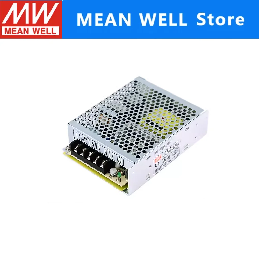 Mean Well RS-75 RS-75-3.3 RS-75-5 RS-75-12 RS-75-15 RS-75-24 RS-75-48, Mean Well RS 75 75 75W