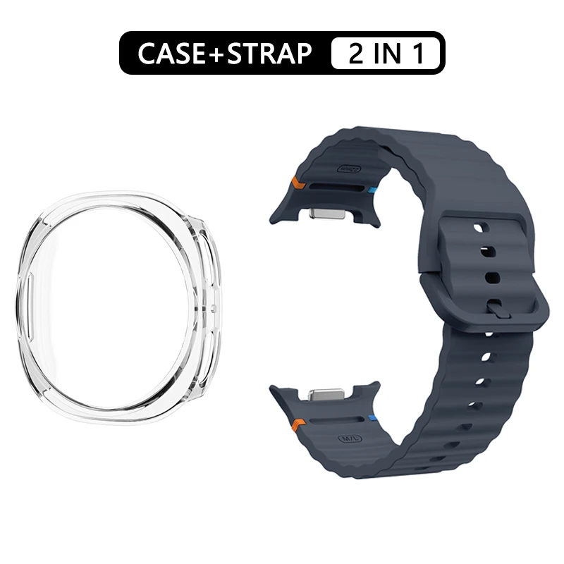Enhanced Silicone Sport Band with Hollow Case - Premium Accessories Bracelet